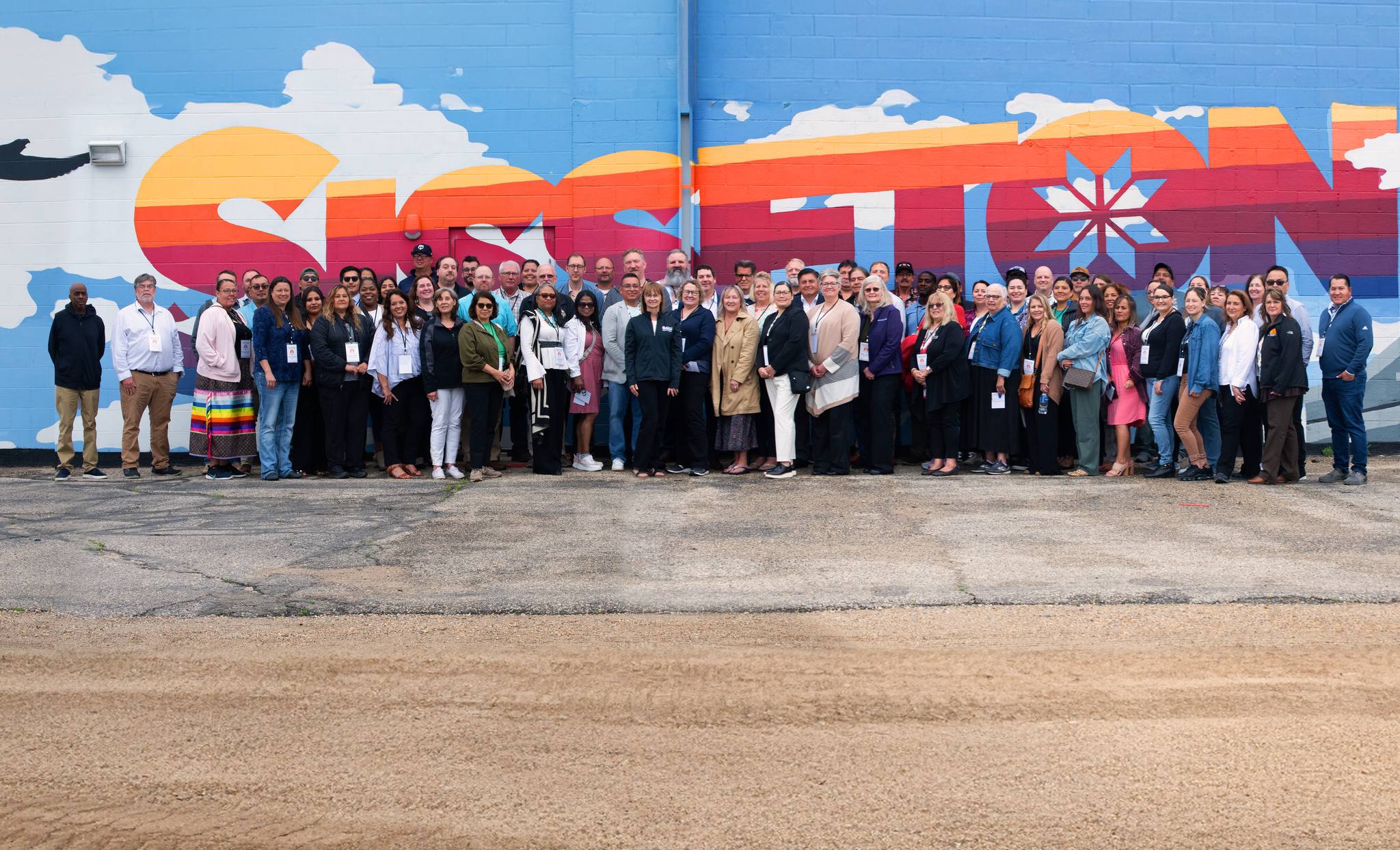 A new mural in South Dakota.