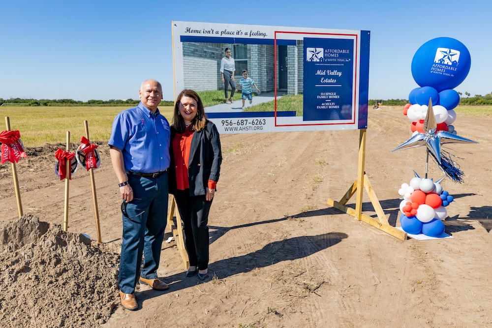 Robert at a groundbreaking.