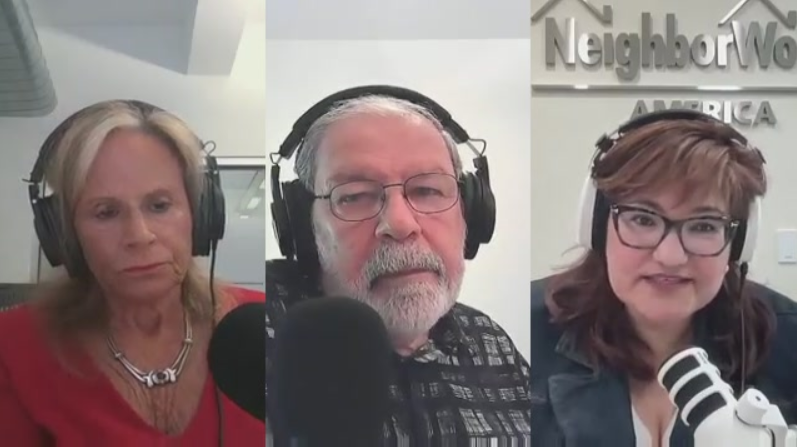 Thumbnail of (Left to Right) Joanie Straussman, Steve Tuminaro, and Marietta Rodriguez