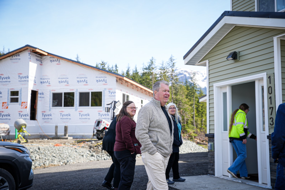 Visiting new, attainable housing in Alaska.
