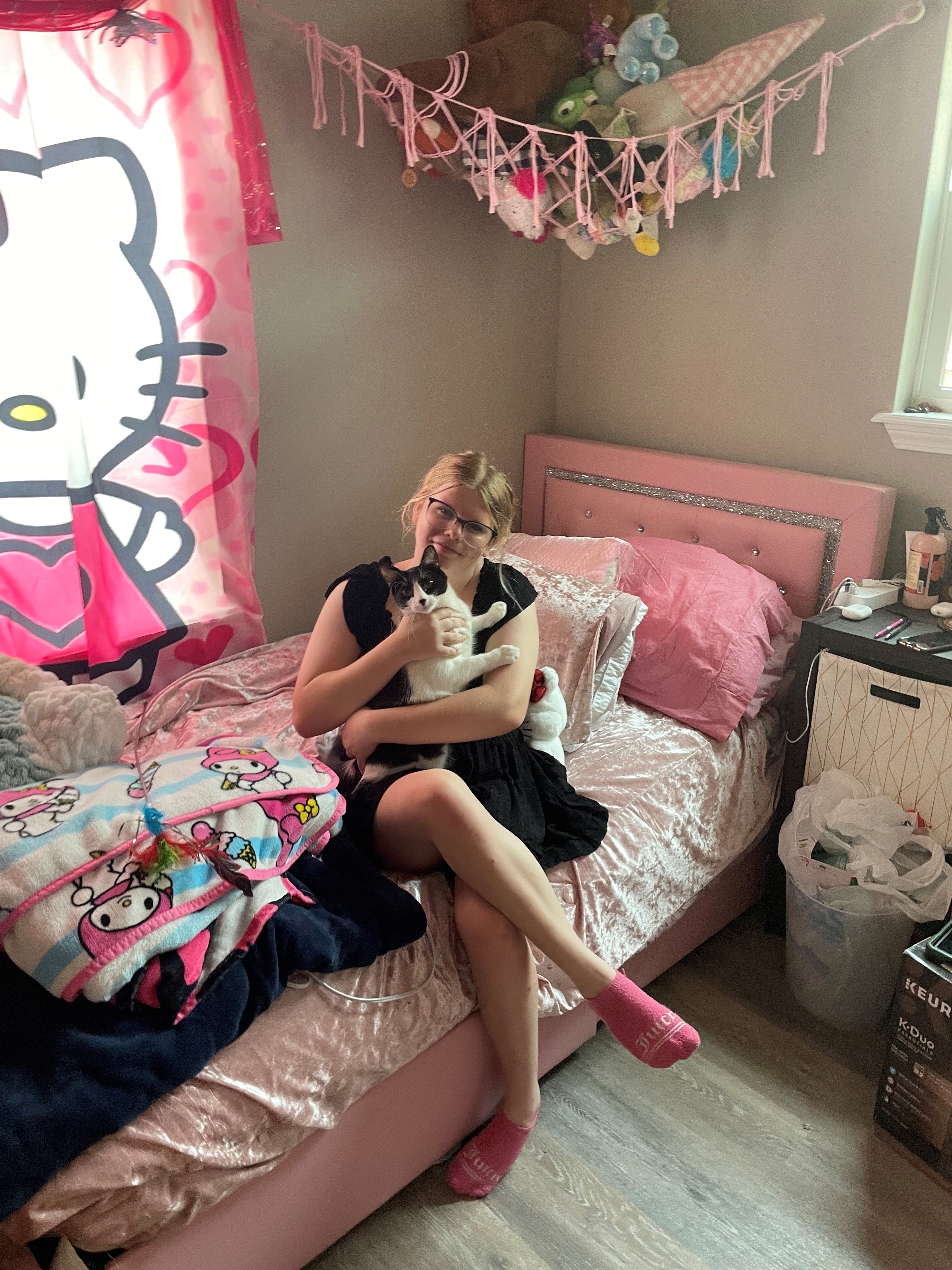 No place like home: Jolene's daughter loves her new room.
