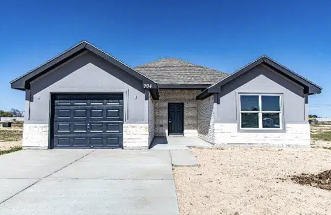 One of the homes being built or rehabbed in South Texas.