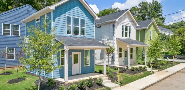 Homes in Atlanta.