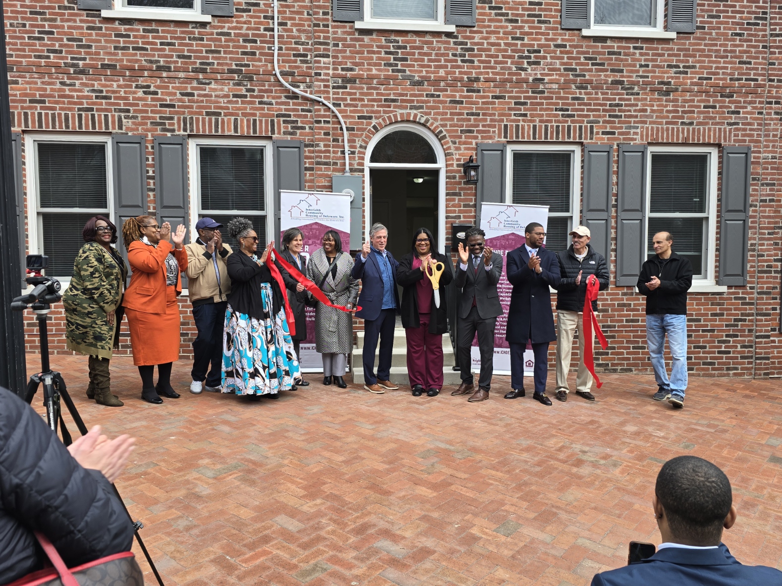 A recent ribbon cutting at Interfaith