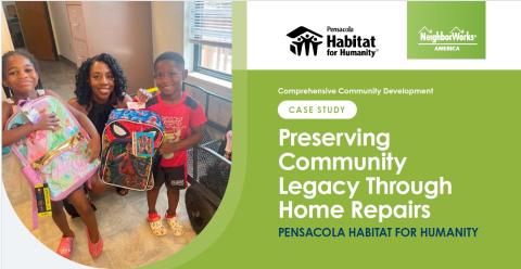 Pensacola Habitat for Humanity Image - Woman with children