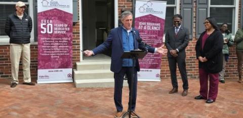 A ribbon cutting shows how zoning changes can make a difference in housing.